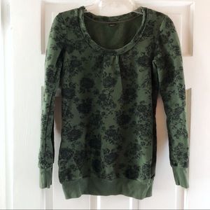 GENTLE FAWN Fleece Lined Floral Sweater